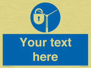 Custom mandatory lock rotor blades